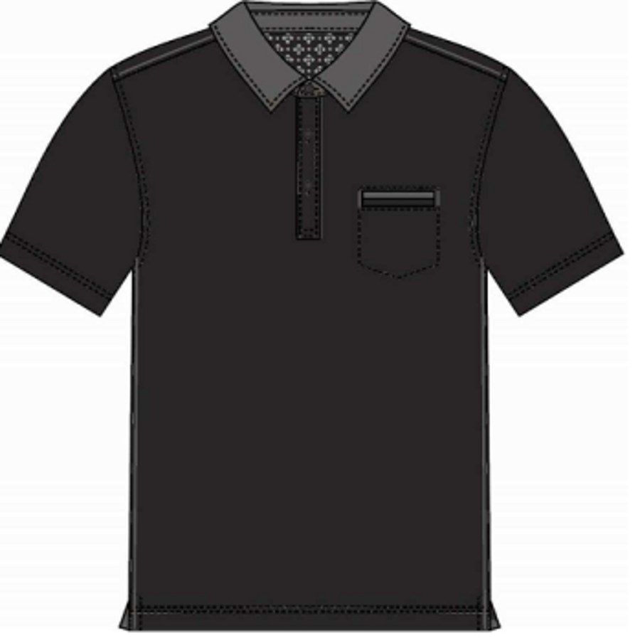 Men's polo garment texture